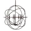 Top 10 🔥 Shooting Star 7-Light Rustic Black Chandelier by Yosemite Home Decor 🛒 -NICOR Sales Store rustic black yosemite home decor chandeliers scfp2005 7 rs 64 1000