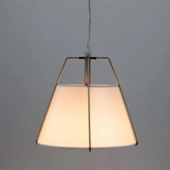 New 💯 Mira 1-Light Satin Nickel Modern Pendant with White Shade by Yosemite Home Decor ✨ -NICOR Sales Store satin nickel yosemite home decor chandeliers 140005142 1f 1000