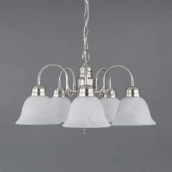 Best Pirce ๐ Manzanita 5-Light Satin Nickel Hanging Chandelier with Frosted Marble Glass Shade by Yosemite Home Decor ๐คฉ 14 Best Pirce ๐ Manzanita 5-Light Satin Nickel Hanging Chandelier with Frosted Marble Glass Shade by Yosemite Home Decor ๐คฉ -NICOR Sales Store satin nickel yosemite home decor chandeliers 1435 5sn c3 1000