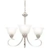 Best Sale 🛒 3-Light Satin Nickel Chandelier with Shade by Yosemite Home Decor ⌛ 1 Best Sale 🛒 3-Light Satin Nickel Chandelier with Shade by Yosemite Home Decor ⌛ -NICOR Sales Store satin nickel yosemite home decor chandeliers 93433 3sn 64 1000