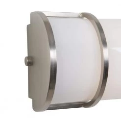 New 🔔 Fluorescent Lighting Series 2-Light Satin Nickel Fluorescent Light by Yosemite Home Decor 🔥 -NICOR Sales Store satin nickel yosemite home decor flush mount lights ft3001bn 1f 1000
