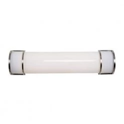 New 🔔 Fluorescent Lighting Series 2-Light Satin Nickel Fluorescent Light by Yosemite Home Decor 🔥