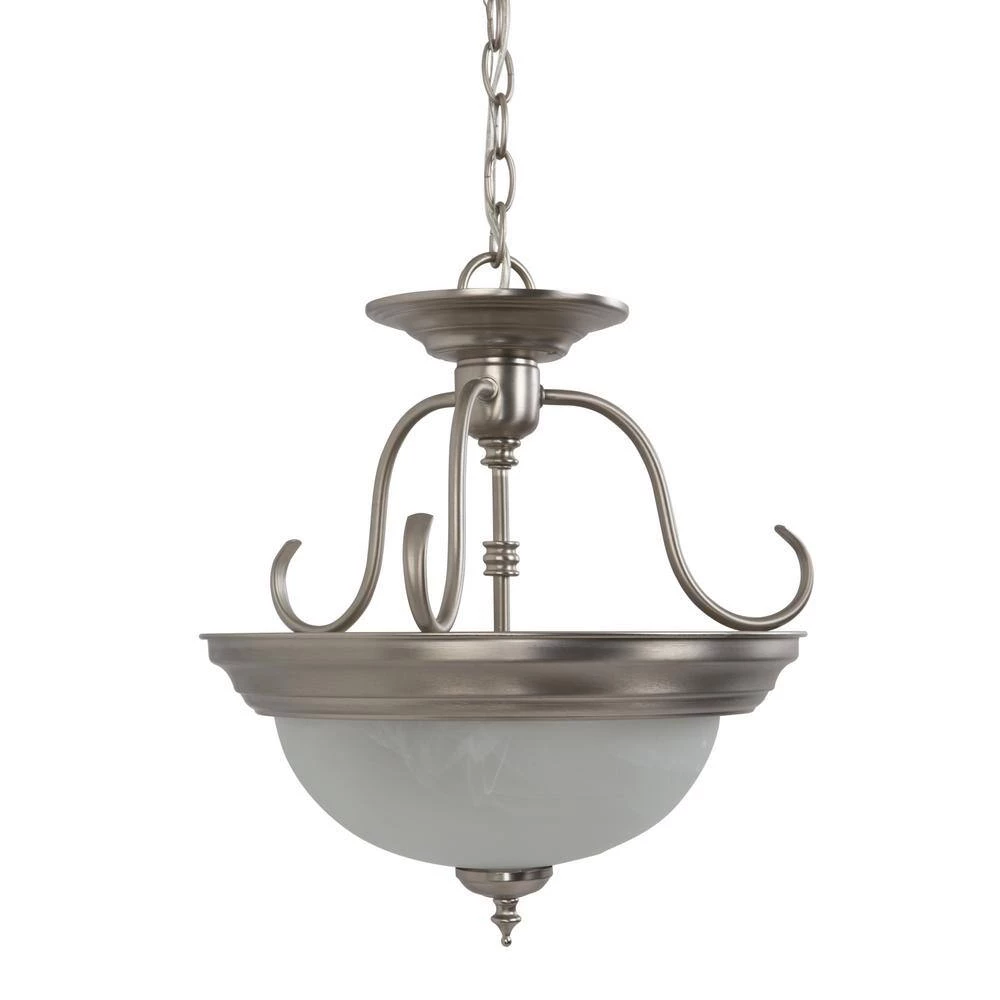 Best reviews of ๐ Elizabeth Collection 2-Light Satin Nickel Semi-Flush Mount Light with Alabaster Glass Shade by Yosemite Home Decor ๐ฏ 4 Best reviews of ๐ Elizabeth Collection 2-Light Satin Nickel Semi-Flush Mount Light with Alabaster Glass Shade by Yosemite Home Decor ๐ฏ - Image 2