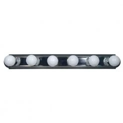 Best Sale 😉 Vanity Lighting Family 6-Light Satin Nickel Bathroom Vanity Light by Yosemite Home Decor 🎁