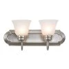 Cheap 🔥 Vanity Lighting Family 2-Light Satin Nickel Frame Bathroom Vanity Light with Alabaster Shade by Yosemite Home Decor ✔️ -NICOR Sales Store satin nickel yosemite home decor vanity lighting 4992 2sn 64 1000