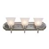 Hot Sale 💯 Vanity Lighting Family 3-Light Satin Nickel Frame Bathroom Vanity Light with Alabaster Glass Shade by Yosemite Home Decor 😀 -NICOR Sales Store satin nickel yosemite home decor vanity lighting 4993 3sn 64 1000