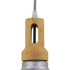 Best Pirce ❤️ Gris Plateado 1-Light Silver Grey Pendant by Yosemite Home Decor 👍 -NICOR Sales Store silver grey yosemite home decor chandeliers rs27217 44 1000