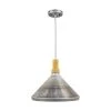 Best Pirce ❤️ Gris Plateado 1-Light Silver Grey Pendant by Yosemite Home Decor 👍 -NICOR Sales Store silver grey yosemite home decor chandeliers rs27217 64 1000