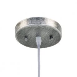 Best Pirce ❤️ Gris Plateado 1-Light Silver Grey Pendant by Yosemite Home Decor 👍 -NICOR Sales Store silver grey yosemite home decor chandeliers rs27217 76 1000