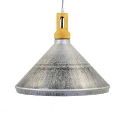 Best Pirce ❤️ Gris Plateado 1-Light Silver Grey Pendant by Yosemite Home Decor 👍 -NICOR Sales Store silver grey yosemite home decor chandeliers rs27217 c3 1000
