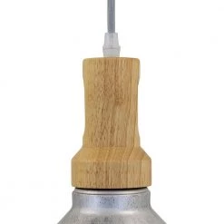 Best Pirce ❤️ Gris Plateado 1-Light Silver Grey Pendant by Yosemite Home Decor 👍 -NICOR Sales Store silver grey yosemite home decor chandeliers rs27217 fa 1000