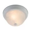 Discount 🧨 Lighting Series 11 in. 2-Light Stainless Steel White Flush Mount by Yosemite Home Decor 🤩 -NICOR Sales Store steel yosemite home decor flush mount lights jk101 11wh 64 1000