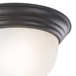 Deals 👏 Flush Mount Lighting Series 1-Light Venetian Bronze Flush Mount with White Alabaster Glass Shade by Yosemite Home Decor 😍 -NICOR Sales Store venetian bronze yosemite home decor flush mount lights jk100 10vb 1f 1000