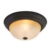 Discount 🔔 Belen 2-Light Venetian Bronze Flush Mount with Amber Glass Shade by Yosemite Home Decor 🔔 -NICOR Sales Store venetian bronze yosemite home decor flush mount lights jk102 13vb 64 1000