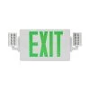 Outlet 🌟 ECL2 Series Slim LED Emergency Exit Sign Combo, Green Lettering by NICOR 😍 -NICOR Sales Store white green lettering nicor emergency exit lights ecl21unvwhg2 64 1000