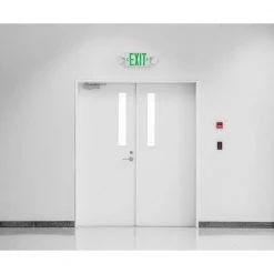 Best deal 🧨 ECL3 Self-Diagnostic 25-Watt Equivalent 120-Volt Integrated LED Emergency Exit Sign, Green Lettering, Remote Capable by NICOR 🎁 -NICOR Sales Store white nicor emergency exit lights ecl310unvwhg2rsd fa 1000