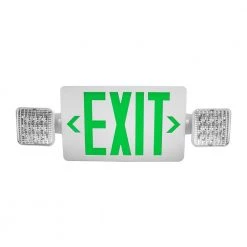 Budget 👏 ECL3 Self-Diagnostic 25-Watt Equivalent 120-Volt Integrated LED Emergency Exit Sign, Green Lettering by NICOR 🎉