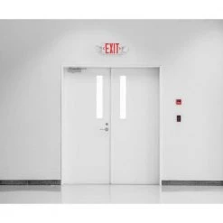 Cheapest 👏 ECL3 Self-Diagnostic 25-Watt Equivalent 120-Volt Integrated LED Emergency Exit Sign, Red Lettering, Remote Capable by NICOR 🎁 -NICOR Sales Store white nicor emergency exit lights ecl310unvwhr2rsd 44 1000