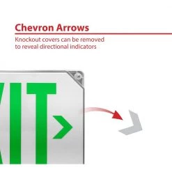 Cheap ๐ ECL5 Series 25-Watt Equivalent Integrated LED Outdoor White Exit Sign with Adjustable Light Heads, Green Lettering by NICOR ๐ 16 Cheap ๐ ECL5 Series 25-Watt Equivalent Integrated LED Outdoor White Exit Sign with Adjustable Light Heads, Green Lettering by NICOR ๐ -NICOR Sales Store white nicor emergency exit lights ecl51unvwhg2 1d 1000