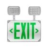 Cheap 😉 ECL5 Series 25-Watt Equivalent Integrated LED Outdoor White Exit Sign with Adjustable Light Heads, Green Lettering by NICOR 😀