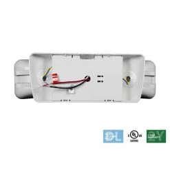 Best Sale 🥰 EML1 25-Watt White Integrated LED Emergency Light by NICOR 🧨 -NICOR Sales Store white nicor emergency exit lights eml1 10 unv wh 4f 1000