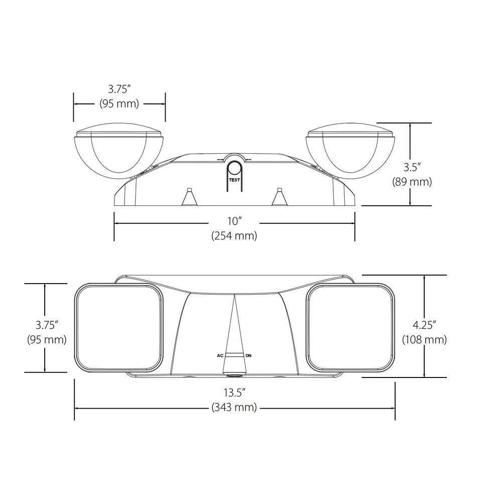 Flash Sale ๐คฉ EML Integrated LED White Adjustable Emergency Light with Remote Capability by NICOR ๐ฅ 9 Flash Sale ๐คฉ EML Integrated LED White Adjustable Emergency Light with Remote Capability by NICOR ๐ฅ - Image 7