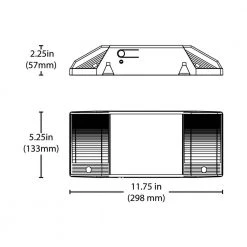 Top 10 😍 EML2 25-watt White Integrated LED Emergency Light by NICOR ⌛ -NICOR Sales Store white nicor emergency exit lights eml2 10 unv wh fa 1000