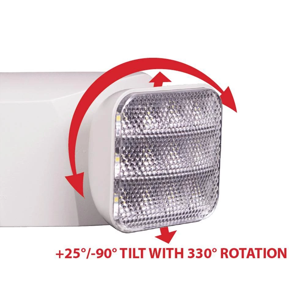 Best Sale 🤩 EML Series Low Profile Integrated LED White Adjustable Emergency Light by NICOR 🎉 5 Best Sale 🤩 EML Series Low Profile Integrated LED White Adjustable Emergency Light by NICOR 🎉 - Image 3
