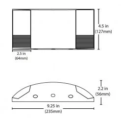 Promo ⭐ EML Series Compact Integrated LED White Emergency Light by NICOR 😍 -NICOR Sales Store white nicor emergency exit lights eml410unvwh 1d 1000