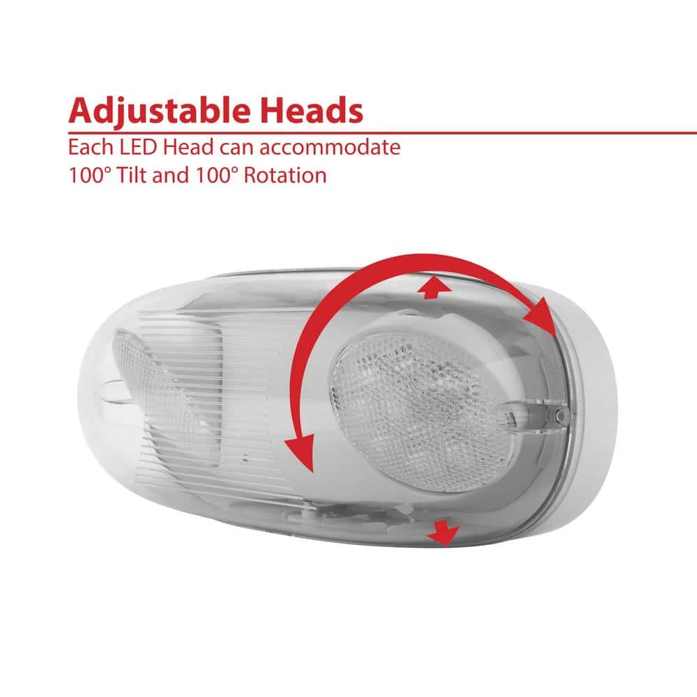 Coupon ✨ Outdoor Emergency White LED Fixture with Battery Backup by NICOR ⌛ 4 Coupon ✨ Outdoor Emergency White LED Fixture with Battery Backup by NICOR ⌛ - Image 2