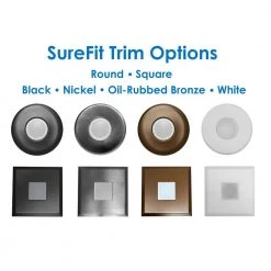 Cheapest 🧨 SureFit 9.6-Watt White Integrated LED Flush Mount with 2700K by NICOR 🧨 -NICOR Sales Store white nicor flush mount lights dlf 10 120 2k wh d4 1000