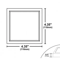 Best Pirce 🤩 DSE4 4 in. Square White LED Flush Mount Ceiling Light, 2700K by NICOR 👍 21 Best Pirce 🤩 DSE4 4 in. Square White LED Flush Mount Ceiling Light, 2700K by NICOR 👍 -NICOR Sales Store white nicor flush mount lights dse421202ksqwh 44 1000