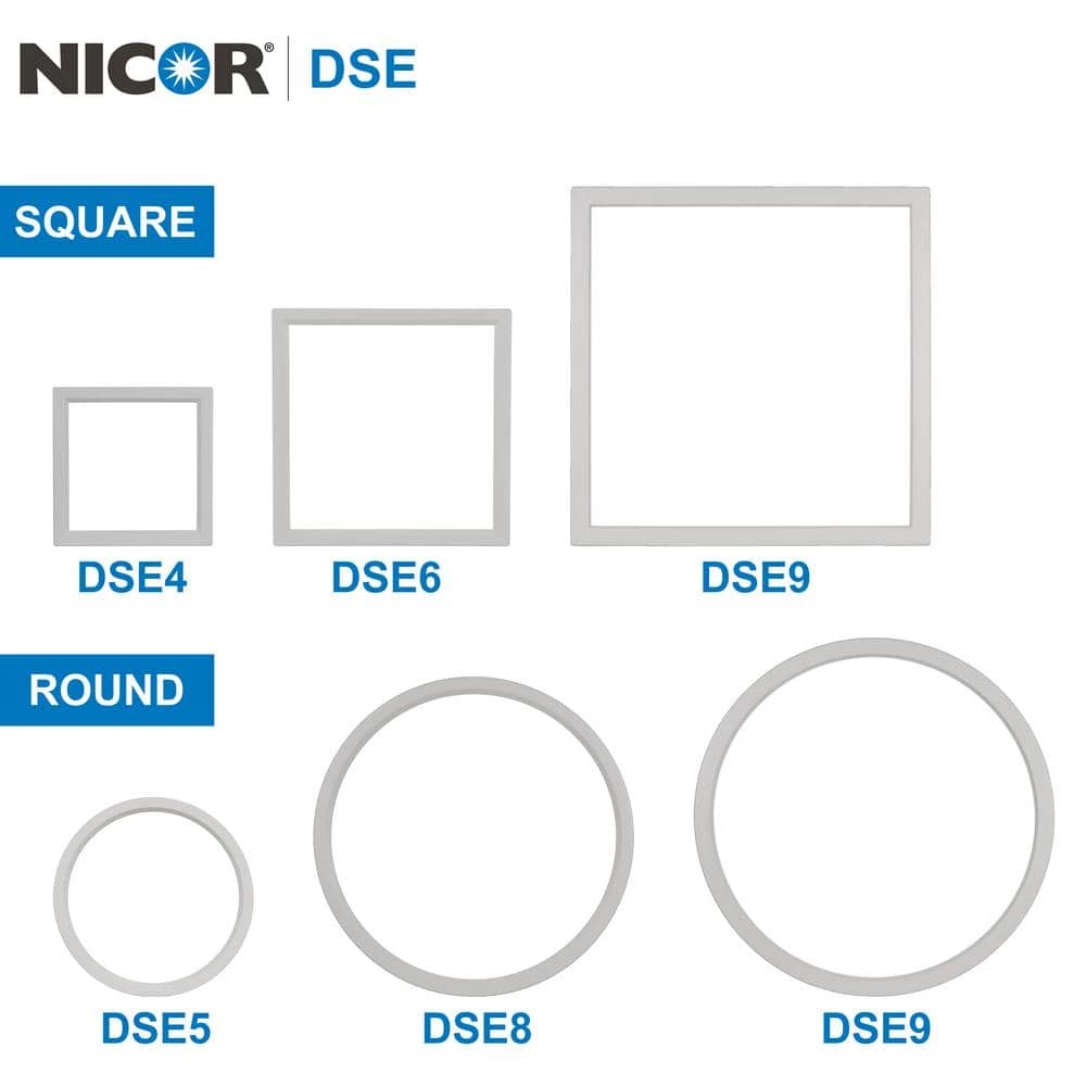 Best Pirce 🤩 DSE4 4 in. Square White LED Flush Mount Ceiling Light, 2700K by NICOR 👍 12 Best Pirce 🤩 DSE4 4 in. Square White LED Flush Mount Ceiling Light, 2700K by NICOR 👍 - Image 10