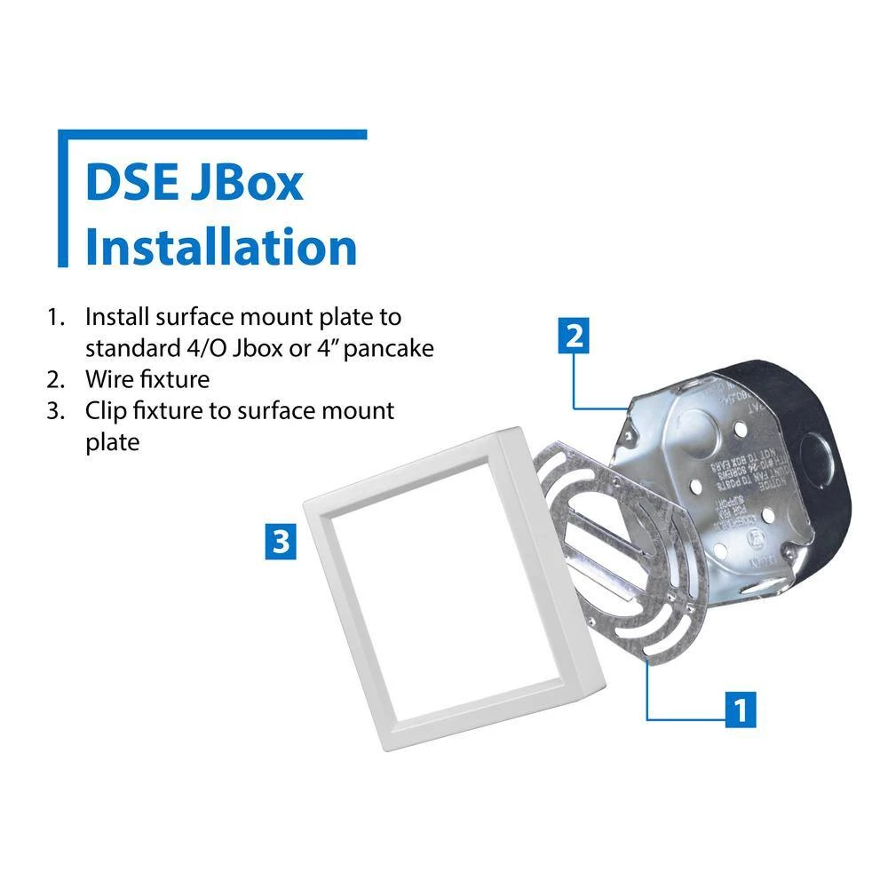 Best Pirce 🤩 DSE4 4 in. Square White LED Flush Mount Ceiling Light, 2700K by NICOR 👍 6 Best Pirce 🤩 DSE4 4 in. Square White LED Flush Mount Ceiling Light, 2700K by NICOR 👍 - Image 4