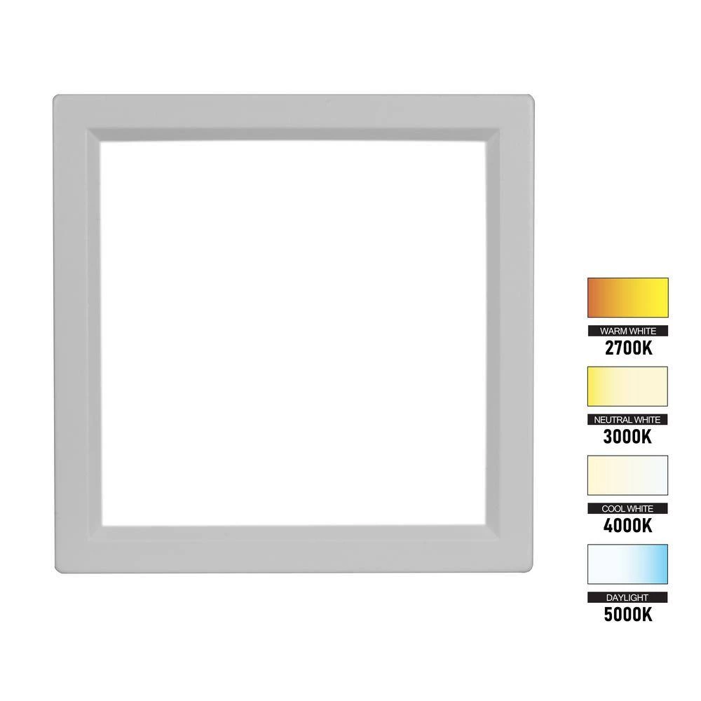 Best Pirce 🤩 DSE4 4 in. Square White LED Flush Mount Ceiling Light, 2700K by NICOR 👍 4 Best Pirce 🤩 DSE4 4 in. Square White LED Flush Mount Ceiling Light, 2700K by NICOR 👍 - Image 2