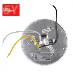 Cheapest 🥰 DSE5 5 in. Round White LED Flush Mount Ceiling Light, 3000K by NICOR ✨ -NICOR Sales Store white nicor flush mount lights dse521203krdwh 1f 1000