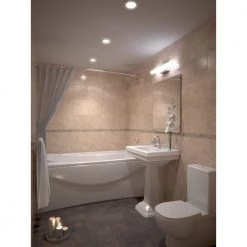 Cheapest 🥰 DSE5 5 in. Round White LED Flush Mount Ceiling Light, 3000K by NICOR ✨ -NICOR Sales Store white nicor flush mount lights dse521203krdwh 31 1000