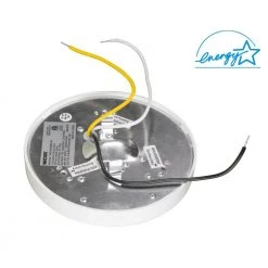 Cheapest 🥰 DSE5 5 in. Round White LED Flush Mount Ceiling Light, 3000K by NICOR ✨ -NICOR Sales Store white nicor flush mount lights dse521203krdwh 4f 1000