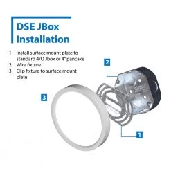 Cheapest 🥰 DSE5 5 in. Round White LED Flush Mount Ceiling Light, 3000K by NICOR ✨ -NICOR Sales Store white nicor flush mount lights dse521203krdwh 77 1000