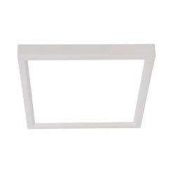 Discount 💯 DSE6 6 in. Square White LED Flush Mount Ceiling Light, 4000K by NICOR 🔔