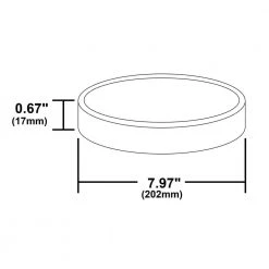 Coupon 🎉 DSE8 8 in. Round White LED Flush Mount Ceiling Light, 5000K by NICOR 💯 -NICOR Sales Store white nicor flush mount lights dse821205krdwh 44 1000