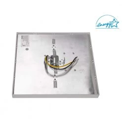 Hot Sale 👏 DSE9 Square 9 in. White LED Flush Mount Ceiling Light, 4000K by NICOR ❤️ -NICOR Sales Store white nicor flush mount lights dse921204ksqwh 4f 1000