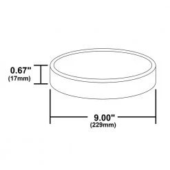 Best deal 🛒 DSE9 9 in. Round White LED Flush Mount Ceiling Light, 5000K by NICOR ⭐ -NICOR Sales Store white nicor flush mount lights dse921205krdwh 44 1000