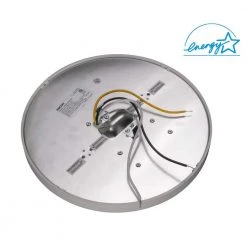 Best deal 🛒 DSE9 9 in. Round White LED Flush Mount Ceiling Light, 5000K by NICOR ⭐ -NICOR Sales Store white nicor flush mount lights dse921205krdwh 4f 1000