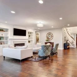 New 👏 DSK Series 6 in. White Integrated LED Flush Mount Surface Mount Downlight, 3000K by NICOR 🤩 -NICOR Sales Store white nicor flush mount lights dsk562081203kwh 31 1000