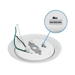 Best Pirce ⌛ DSK56 Selectable Series 5/6 in. Surface Mount Integrated LED Recessed Downlight by NICOR 🤩 -NICOR Sales Store white nicor flush mount lights dsk563120swh a0 1000