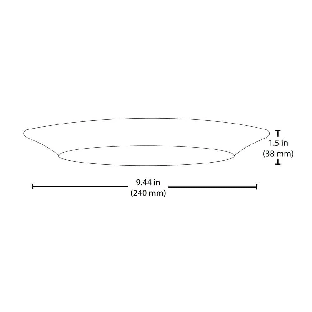 Hot Sale 🔔 DSK 8 in. White Integrated LED Flush Mount Surface Mount Downlight, 2700K by NICOR ❤️ 8 Hot Sale 🔔 DSK 8 in. White Integrated LED Flush Mount Surface Mount Downlight, 2700K by NICOR ❤️ - Image 6