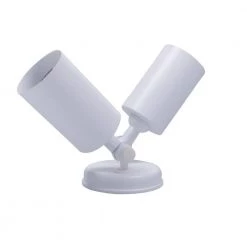 Deals 😉 Double Bullet 50-Watt 2-Light White Outdoor Wall Lantern Sconce by NICOR 🔥 -NICOR Sales Store white nicor outdoor sconces 11522 77 1000