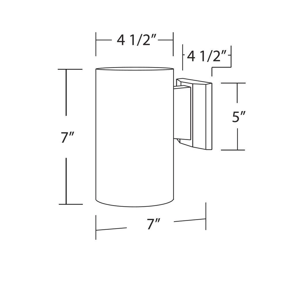 Hot Sale ๐ 75-Watt White Outdoor Wall Lantern Sconce Down Light by NICOR ๐งจ 5 Hot Sale ๐ 75-Watt White Outdoor Wall Lantern Sconce Down Light by NICOR ๐งจ - Image 3