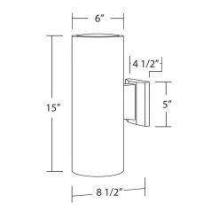Promo 🌟 150-Watt 2-Light White Outdoor Wall Lantern Sconce Column Light by NICOR 👏 -NICOR Sales Store white nicor outdoor sconces 50132wh c3 1000